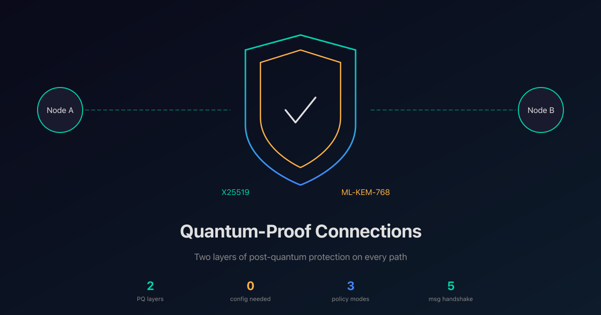 Quantum-Proof Connections